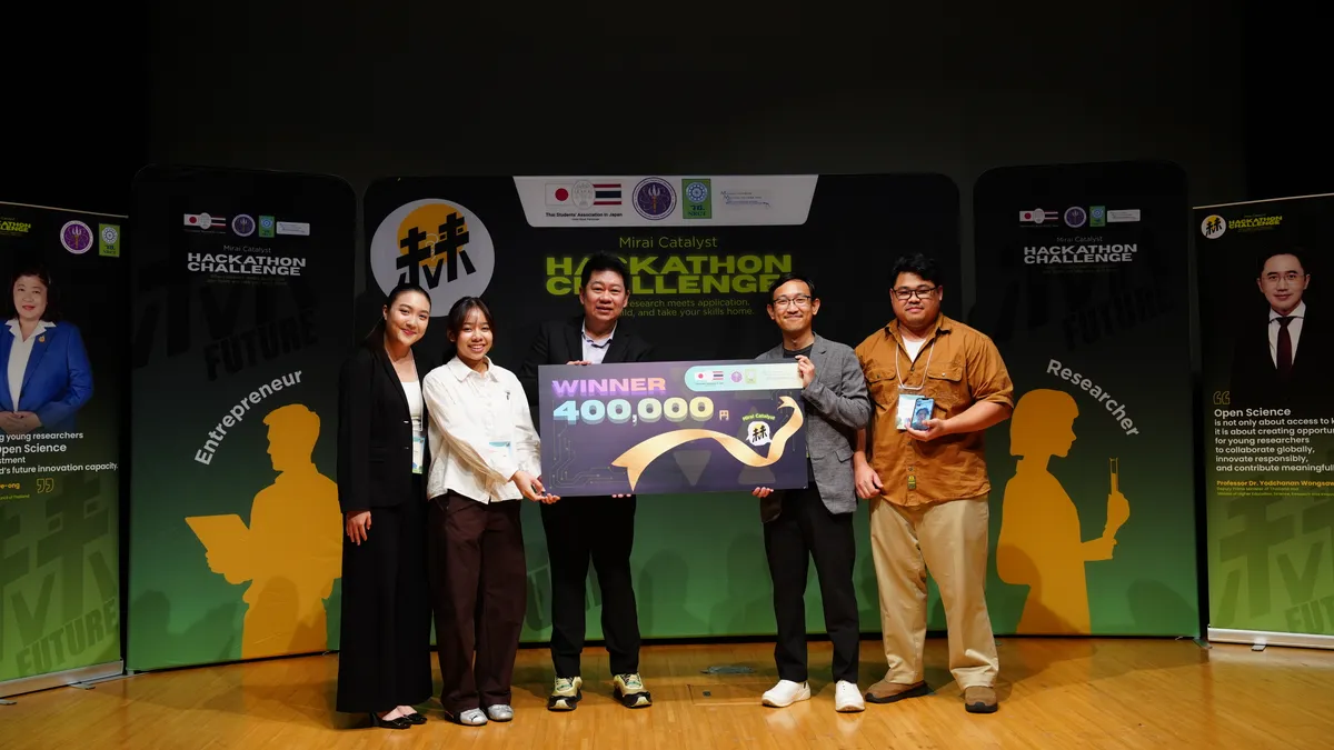 สมาชิก NavaLab-TH คว้ารางวัลชนะเลิศ Mirai Catalyst Hackathon Challenge 2026 ด้วยผลงาน ScanTu